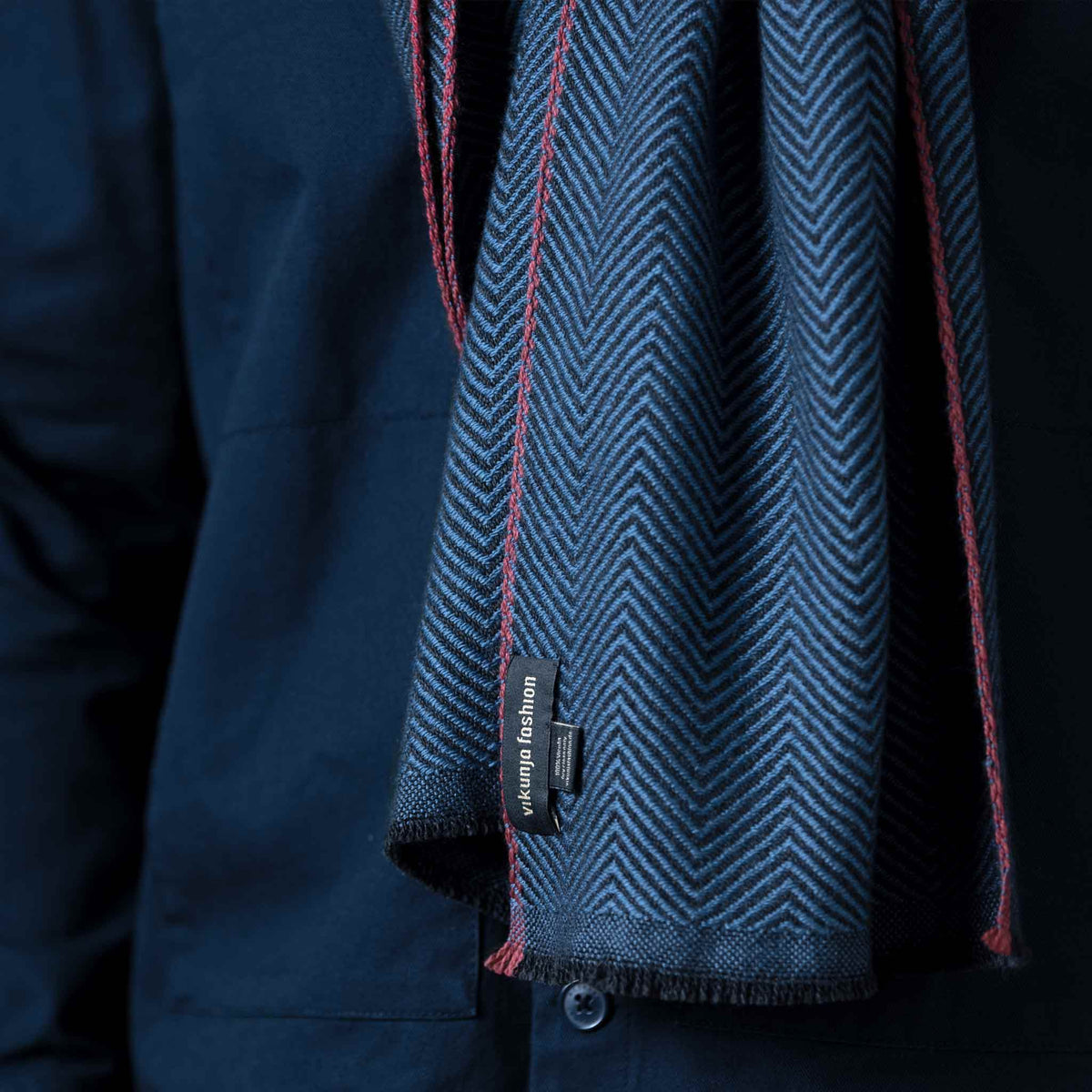 Chunky Herringbone Scarf