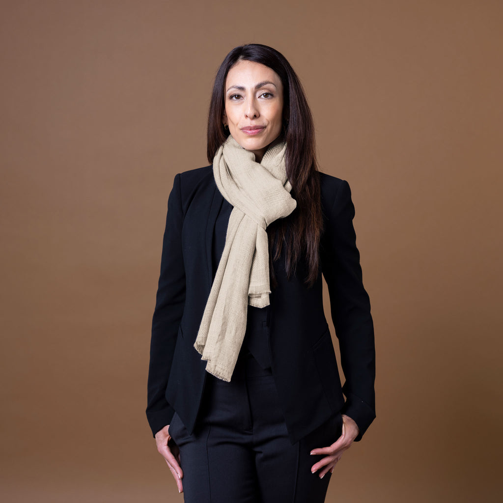 Fine Herringbone Scarf